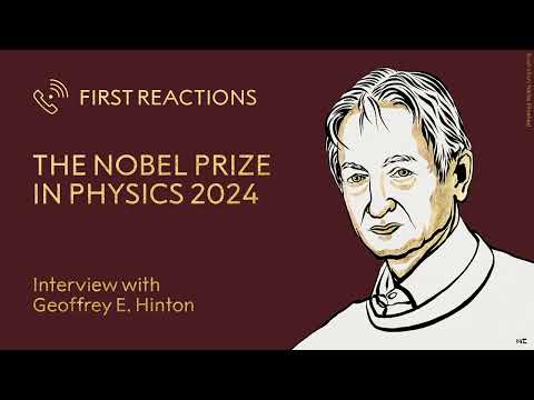 First Reactions | Geoffrey Hinton, Nobel Prize in Physics 2024 | Telephone interview