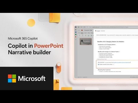 Microsoft 365 Copilot in PowerPoint | Narrative builder