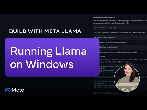 Run Llama 3 on Windows | Build with Meta Llama