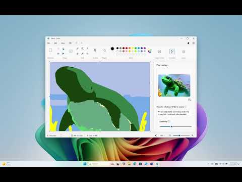 Turn ideas into art with Cocreator on Copilot+ PC