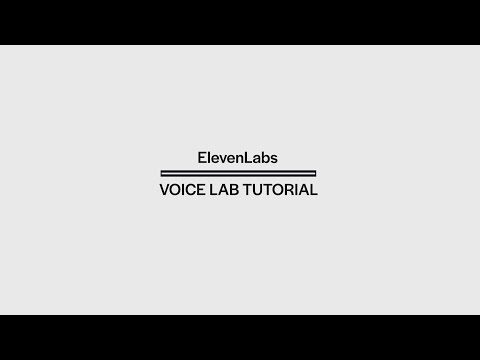 VoiceLab Tutorial