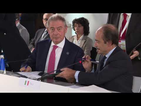 Signature of the Declaration by Minister Adolfo Urso and Undersecretary of State Alessio Butti