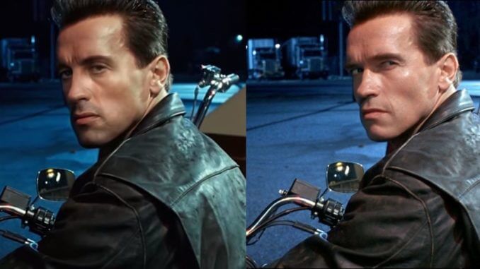 Sylvester Stallone appare in Terminator 2 al posto di Arnold Schwarzenegger in un video deepfake 
